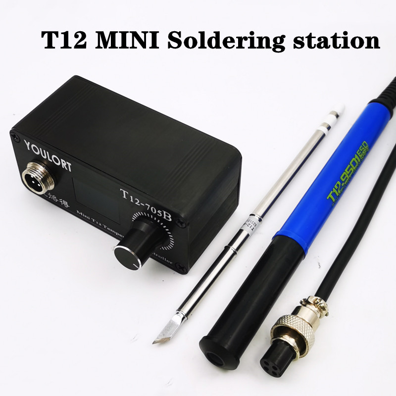 T12 Soldering Station Oled - MINI T12-705B Soldering Iron station OLED