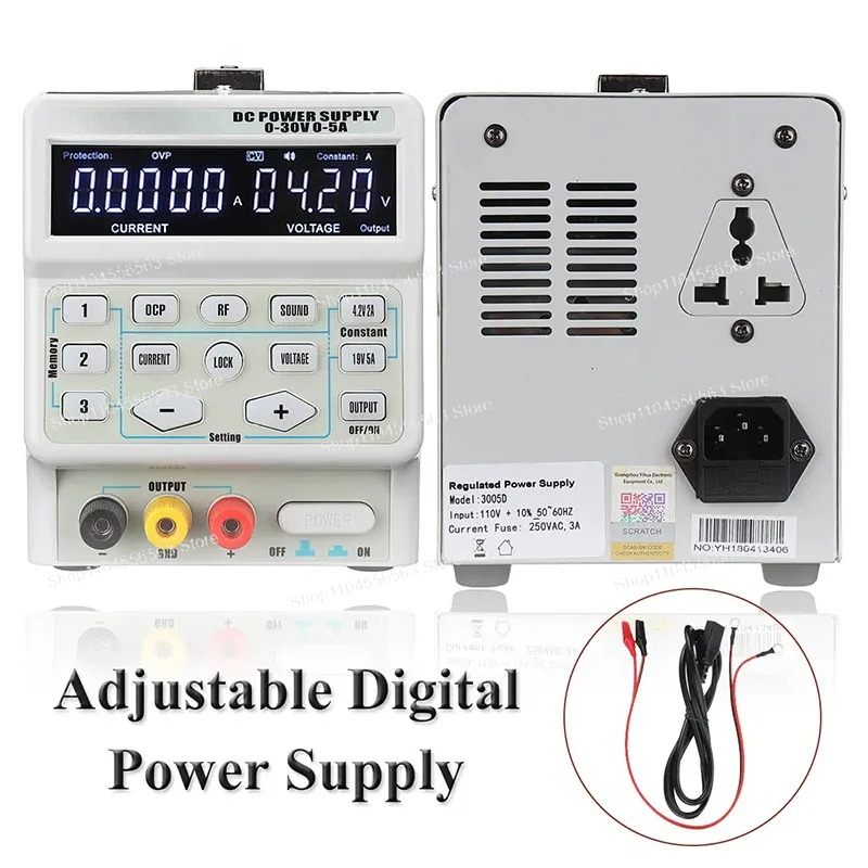 3005D High Precision Digital A - огляд і ціна High Precision Dc Power Supply 30V 10A
