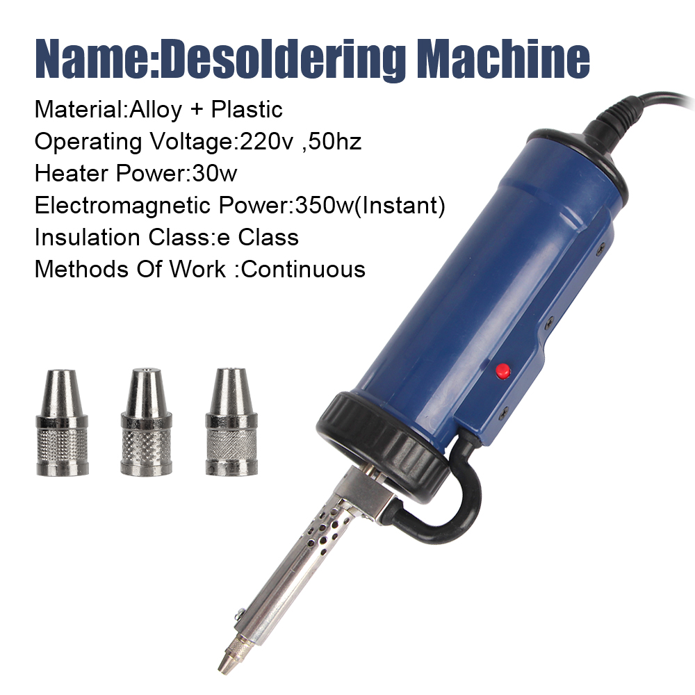 Automatic Remove Pump with 3 S - огляд і ціна Desoldering Pump Electric Vacuum Station