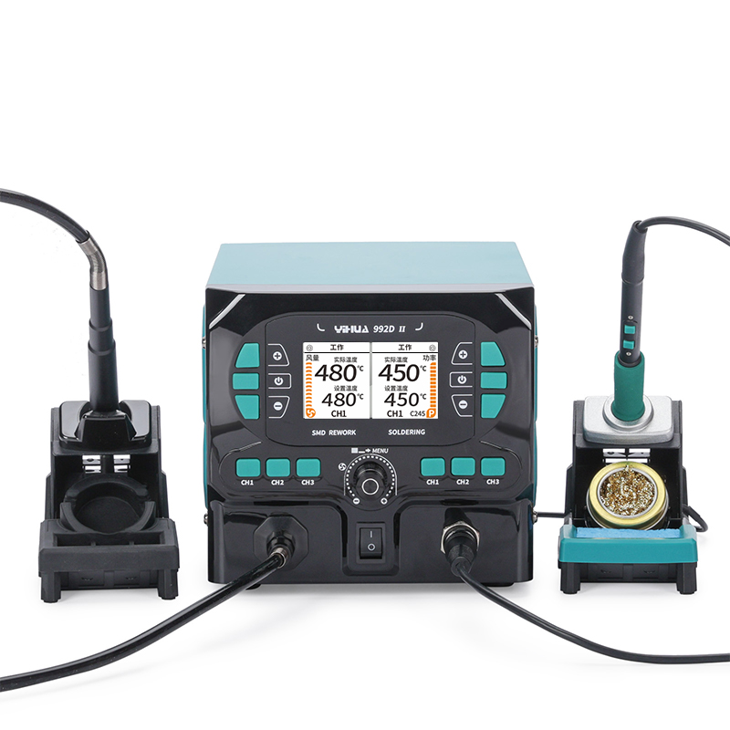 YIHUA 992D-II 2 In 1 LCD Displ - огляд і ціна C210 Precision Soldering Station